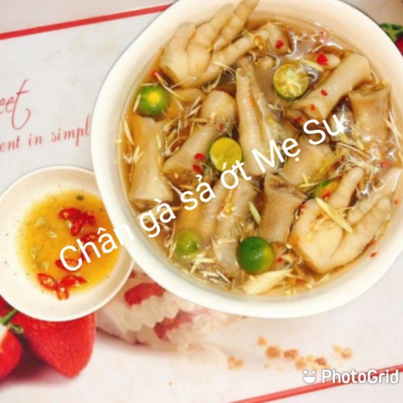 Chân Gà Sả Ớt Mẹ Su ,Chân Gà Cay, Chân Gà Sốt Thái