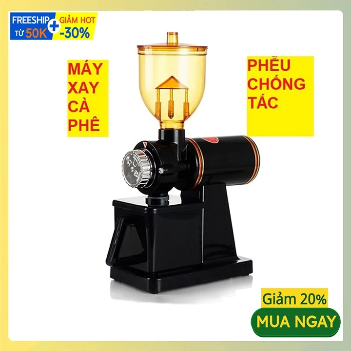 Máy nghiền cà phê 600N 180W màu sấc hiện đại, kiểu dáng sang trọng