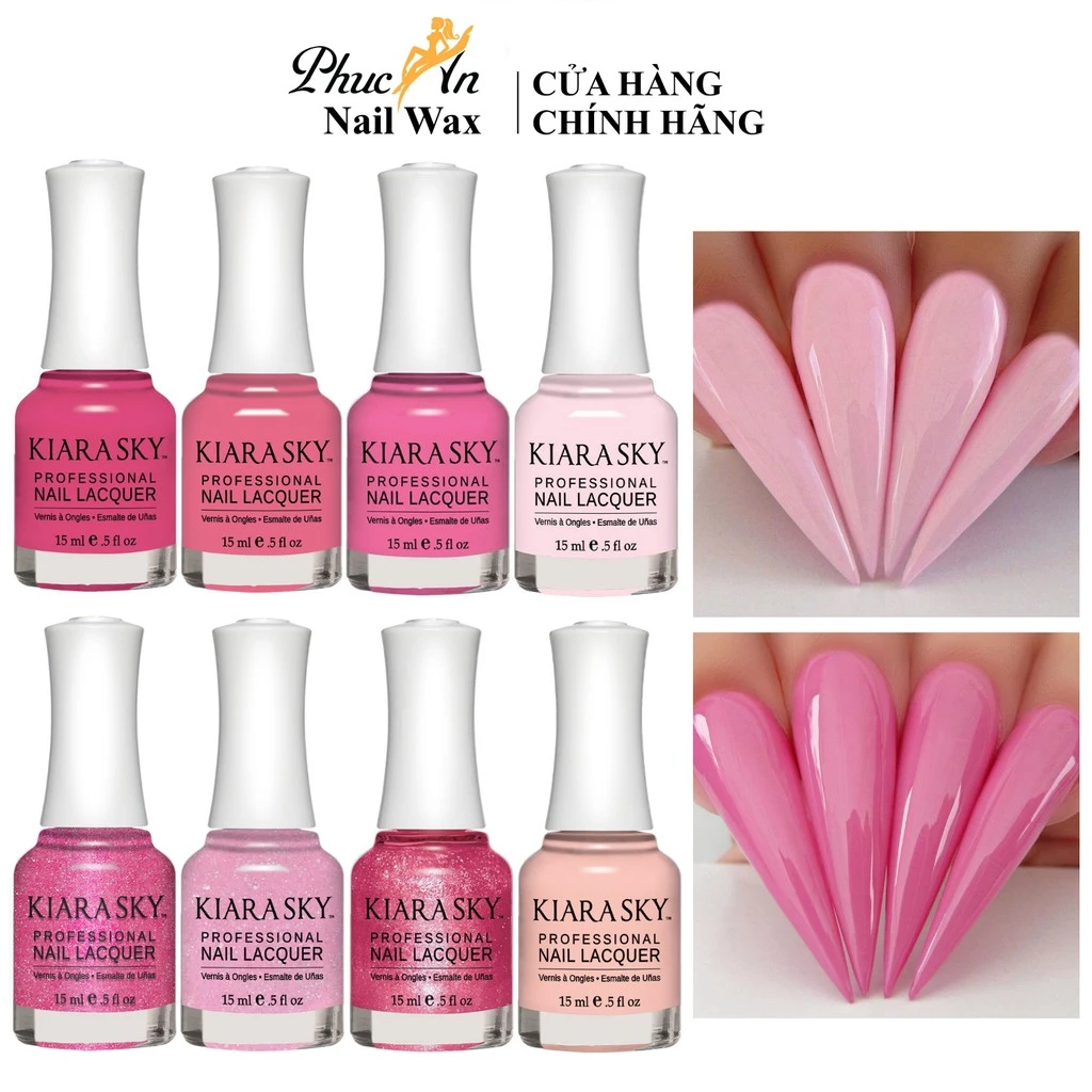 Sơn Móng Tay KIARA SKY BST Màu Hồng Hàng Chính Hãng Mỹ , Kềm Bến Thành , Phúc An Nail Wax