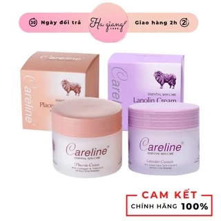 Kem dưỡng cừu Careline Úc màu Tím và Vàng Dưỡng Ẩm chiết xuất nhau thai giúp dưỡng ẩm và làm sáng da