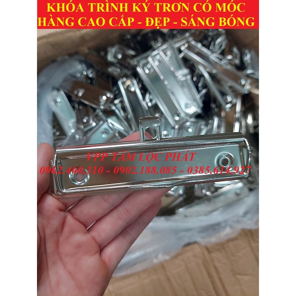 Sỉ 100 KẸP TRÌNH KÝ TRƠN CÓ MÓC, ĐẸP, SÁNG BÓNG (LOẠI 1) - KHÓA TRÌNH KÝ