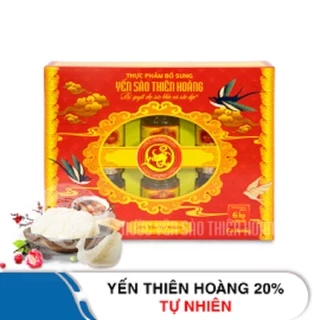 Yến sào Thiên Hoàng 20% yến hộp 6 lọ x 70ml