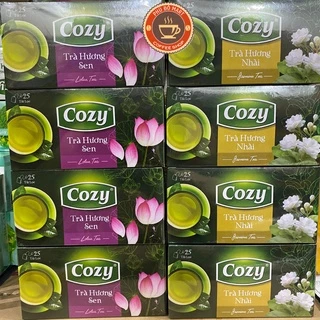 Trà Cozy Túi Lọc Hương Sen , Nhài - Hộp 50g (25 gói)