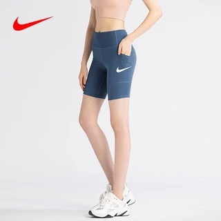 Quần Short Thể Thao nike Phối Lưới Nhanh Khô Thời Trang Cho Nữ