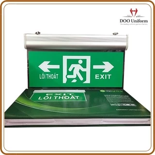 Đèn exit chỉ dẫn thoát hiểm 2 hướng-Thiết Bị Phòng Cháy Chữa Cháy loại xịn
