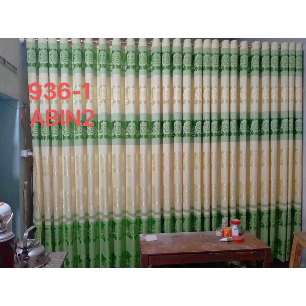 rèm vải gấm dệt rộng 2m cao 1m5 đến rộng 5m cao 1m5 đã may sẵn.