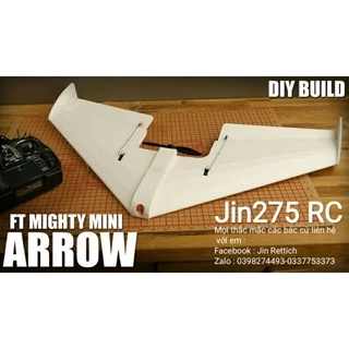 💖Siêu SOCK 💖 Bộ vỏ kit máy bay Arrow Wing sải 80 cm(Tặng kèm đế gỗ)