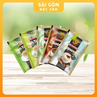 Trà sữa Gói Aik Cheong Malaysia Teh Tarik Combo 5 gói nhỏ Truyền thống, Matcha, Gừng, Chocolate, Capuchino