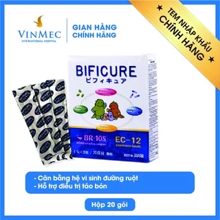 [Made in JAPAN] Men vi sinh hỗ trợ tiêu hóa Bificure hộp 20 gói