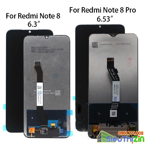 Màn hình xiaomi redmi note 8 pro full bộ, thay màn redmi note 8 pro