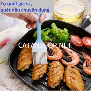 Cọ quét dầu bằng silicon chịu nhiệt  màu cầu vòng đẹp mắt, chổi quét dầu nướng bbq/quét gia vị an toàn