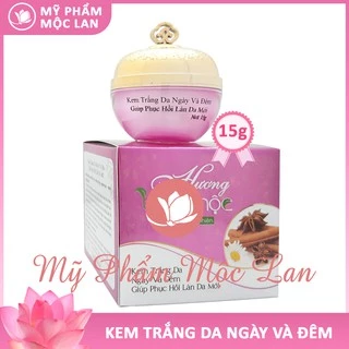 Kem dưỡng trắng da mặt ngày và đêm giúp phục hồi làn da mới - Kem Hương Thảo Mộc 15g - Mỹ phẩm Mộc Lan (HTMND15)