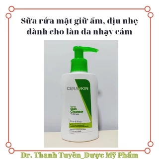 Ceraskin Gentle Skin Cleanser 150ml– Sữa rửa mặt và tắm dịu nhẹ dành cho mọi loại da