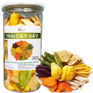 Trái cây sấy khô thập cẩm loại nguyên cánh xuất khẩu - Hũ 280G HIỆU SK FOOD