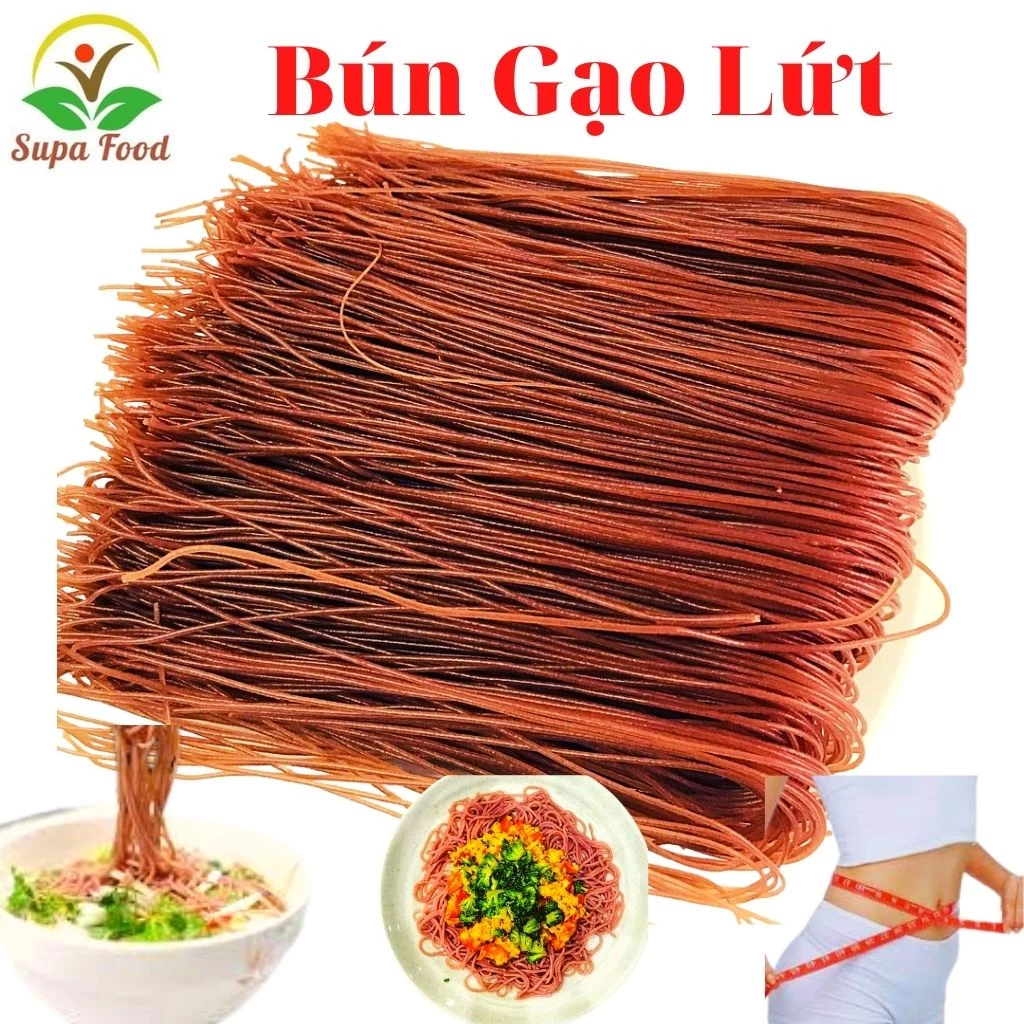 Bún Gạo Lứt Đỏ Làm Từ GẠO NỨT - BÚN Khô Thực Dưỡng Cao Cấp Siêu Ngon Hỗ Trợ Giảm Cân, Ăn Kiêng - OneFood