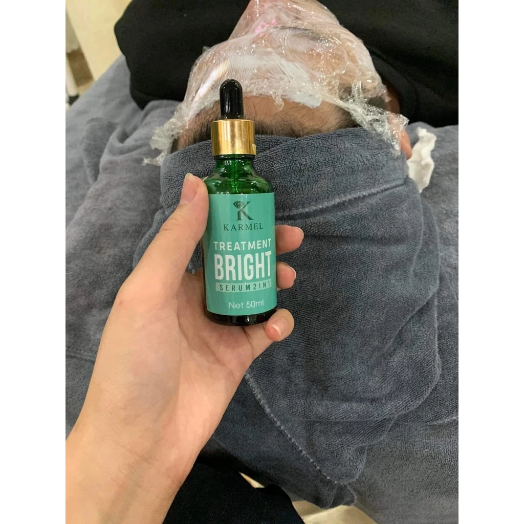 Serum trắng da mờ thâm KAMEL Treatment Bright  tại nhà, serum giảm thâm mụn -  căng bóng da