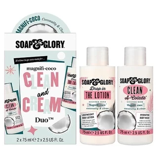 Set Tẩy Tế Bào Chết Và Kem Dưỡng Soap & Glory Duo Gift Set