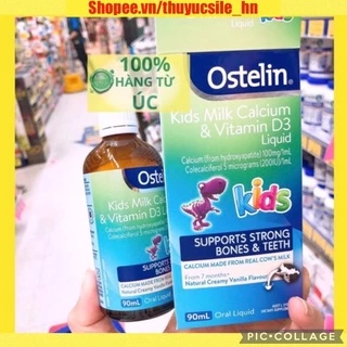 Canxi Ostelin khủng long viên cho bé - Ostelin Kids Calcium & Vitamin D3 90 viên