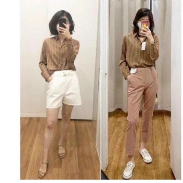 áo sơmi rayon uniqlo nhật (xs form to)