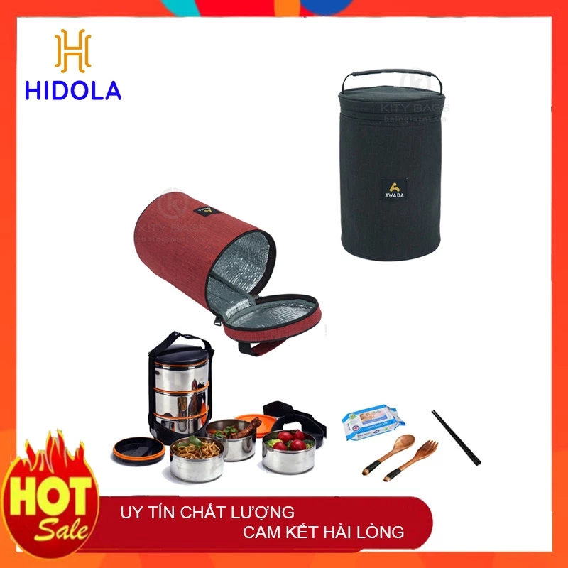 TÚI ĐỰNG LỒNG CƠM HIDOLA 7019, 6L