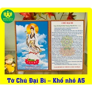 ✨ Combo 10 Tờ Chú Đại Bi - Khổ Nhỏ A5 ✨ Giấy Dày Dặn, Chống Thấm