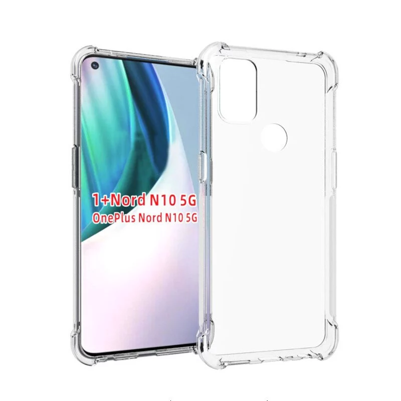 Ốp điện thoại Tpu trong suốt chống sốc cho Oneplus Nord N10 5g 1 + Nord N10
