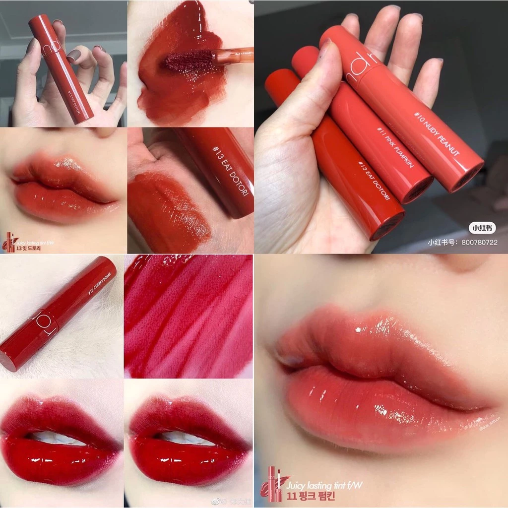 [4 Màu Mới 10-13] Son Tint Lì Romand Juicy Lasting Tint