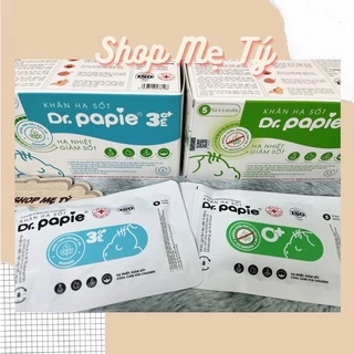 Khăn Lau Hạ Sốt Dr Papie Cho Bé 0m+ và 3m+ - DR.Papie