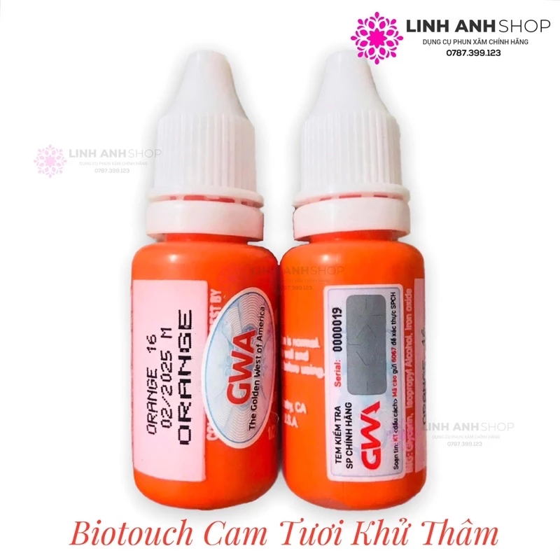 Mực BIOTOUCH Cam Tươi Khử Thâm Da Xoá Sửa Chính Hãng