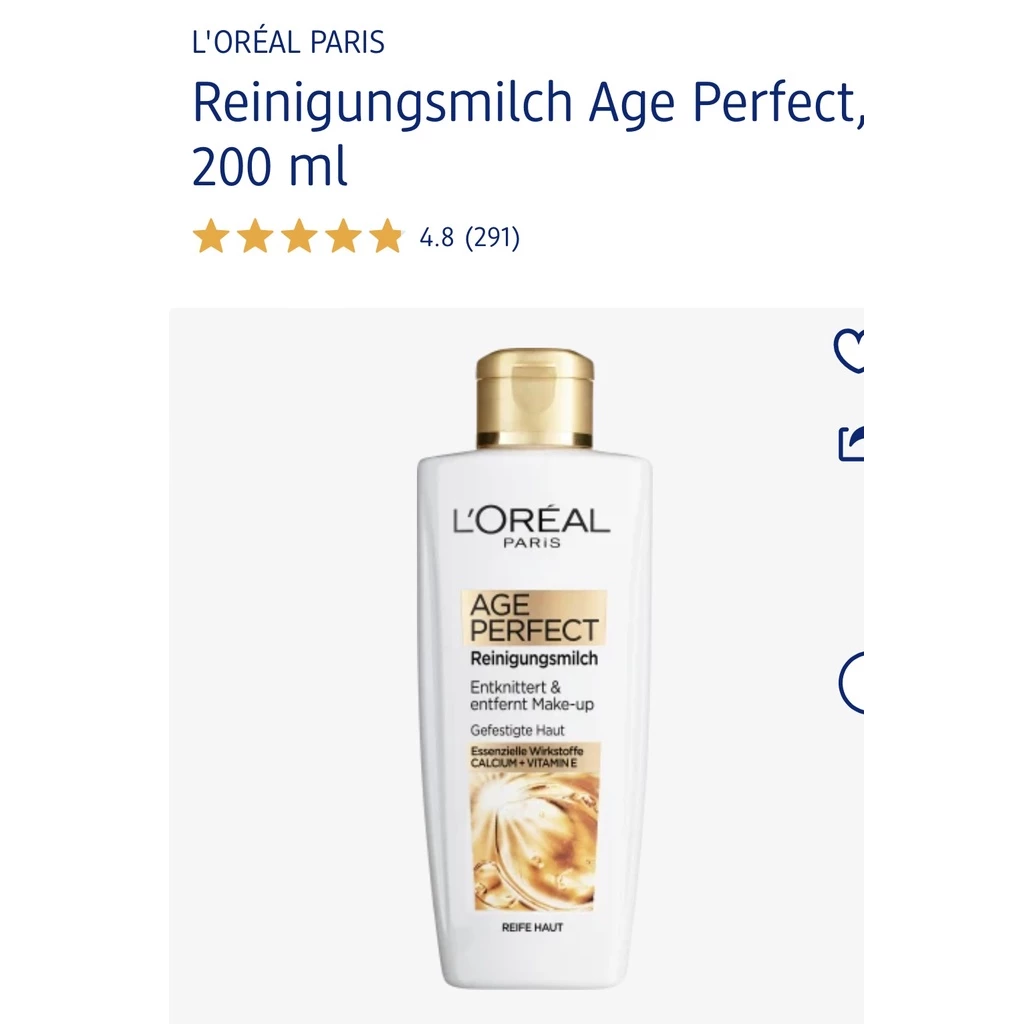 Tẩy trang bằng sữa-CHỐNG LÃO HÓA DA -LOREAL