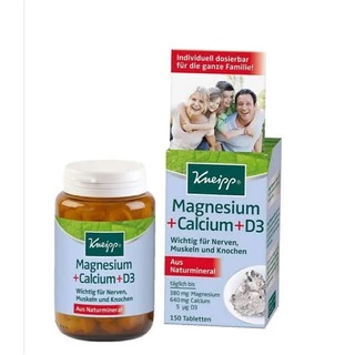 [Hàng chuẩn] Kneipp Magnesium Calcium D3 hộp 150 viên của Đức