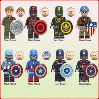 Mô Hình Đồ Chơi Lắp Ráp Nhân Vật captain america marvel minifigures