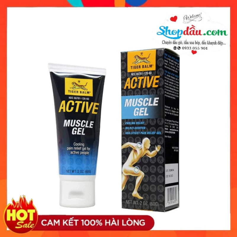 Dầu tiger balm muscle gel 60gram