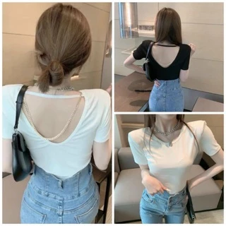 Áo croptop phong cách Hàn Quốc