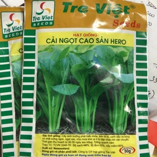 Cải ngọt cao sản Tre Việt 50 gr