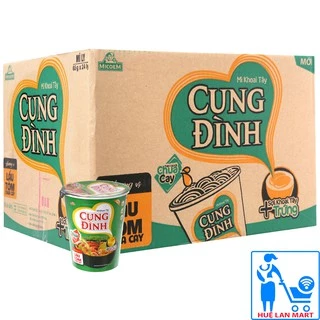 Mì Khoai Tây Cung Đình Hương Vị Lẩu Tôm Chua Cay Thùng 24 Ly x 65g