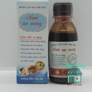 Nước súc miệng Rượu Cau Gia Truyền 100ml