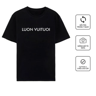 Áo thun Luon Vuituoi tấu hài thương hiệu, unisex nam nữ cotton 4 chiều phong cách trẻ trung, năng động