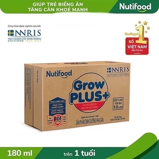 Sữa bột pha sẵn GrowPlus xanh - tăng cân khỏe mạnh 180ml (48 hộp)