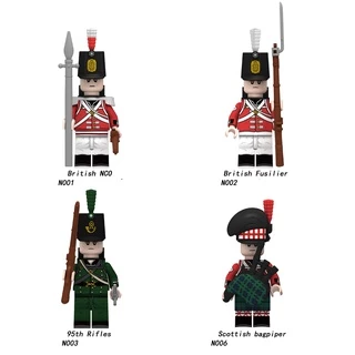 Minifigures Nhân Vật Người Lính Anh Trong Cuộc Chiến Napoleon Mẫu Mới Nhất - Đồ Chơi Lắp Ráp Mini