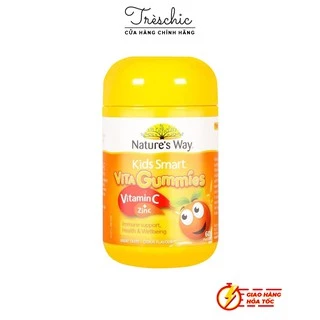 Kẹo Dẻo Nature's Way Bổ Sung Vitamin C Và Kẽm 60 Viên