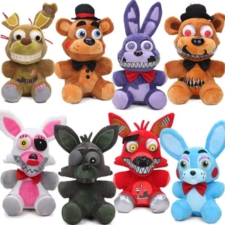 Đồ chơi nhồi bông hình nhân vật Freddy Foxy Bonnie Chika Mangle 25cm