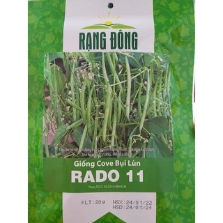 Hạt giống cove bụi lùn RADO 11 Rạng Đông gói 20g