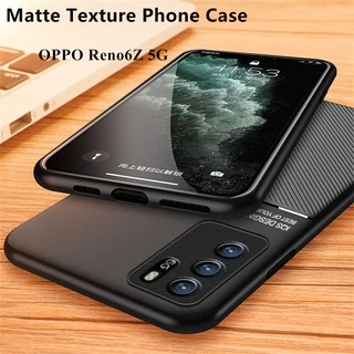 Ốp điện thoại bọc da mềm nhám cho Oppo Reno 6 Z 6z 6 Pro Plus 6pro + Reno6 Reno6Z 5g