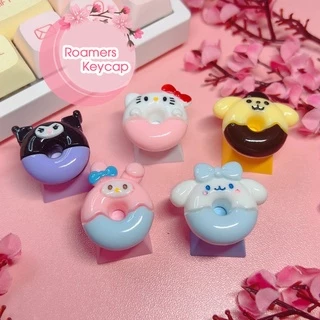 Keycap Donut Cinnamoroll Siêu Đẹp Đáng Yêu R4 PBT