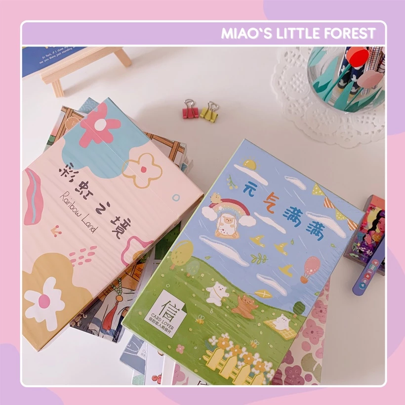 Postcard MIAO'S LITTLE FOREST thiệp bưu thiếp trang trí sổ tay bujo dán tường decor phòng MPO2201