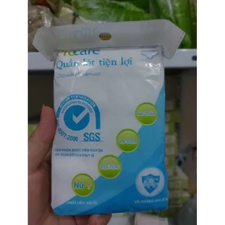 Quần lót Procare cotton dùng 1 lần cho mẹ bầu sau sinh đủ size