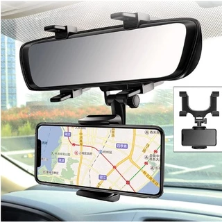 Giá Đỡ Điện Thoại / Thiết Bị Định Vị GPS Gắn Kính Chiếu Hậu Xe Hơi Tùy Chỉnh Góc Độ Tiện