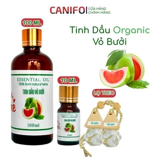 Tinh dầu vỏ bưởi Canifo 100ml Chính hãng, Chống rụng tóc, dưỡng tóc giúp mọc tóc hiệu quả, Lọ tinh dầu bưởi treo xe oto