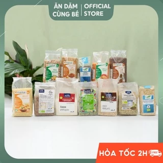 Đồ ăn dặm hạt hữu cơ tổng hợp thực phẩm cho bé yến mạch, đậu lăng, đậu hà lan, hạt kê, hạt chia, diêm mạch.1